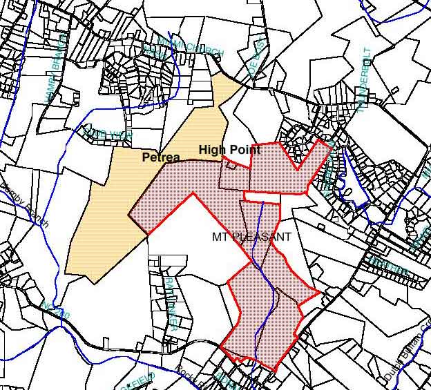 1911 Map of School Locations